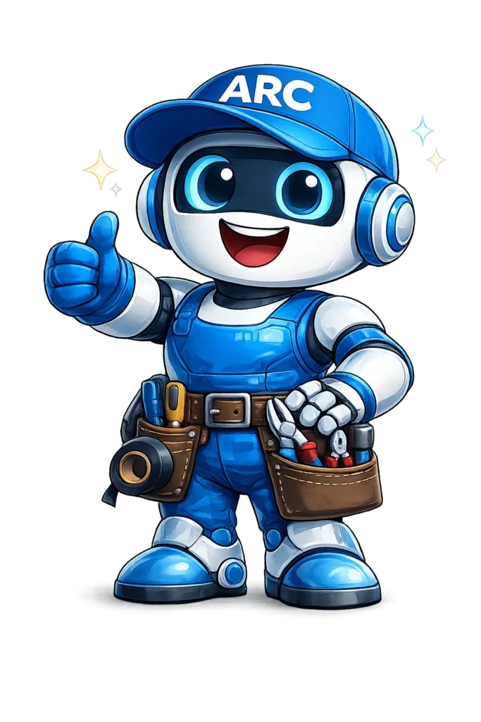 ARC Bot service Repair thumbs up