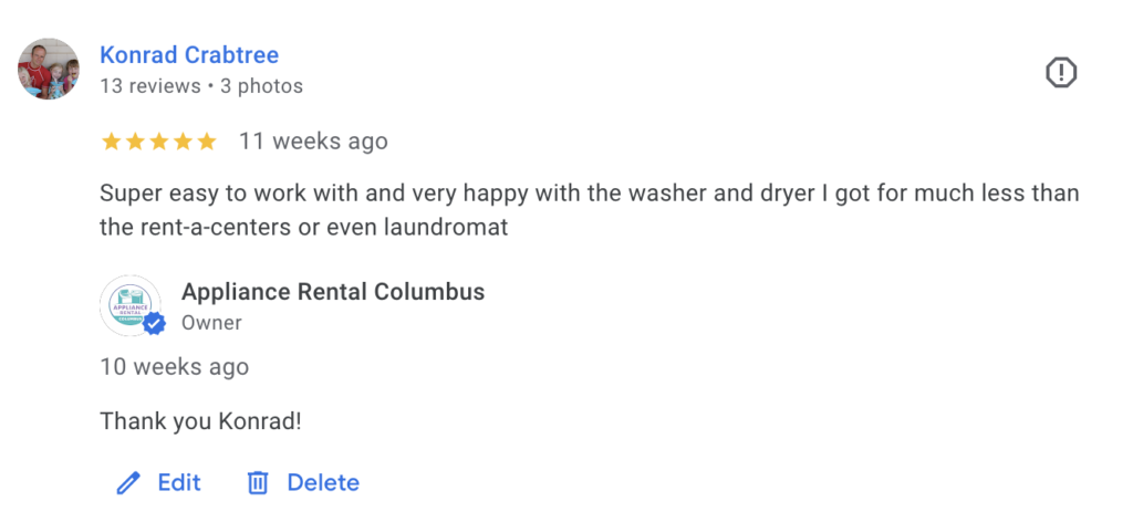 Real google my business review