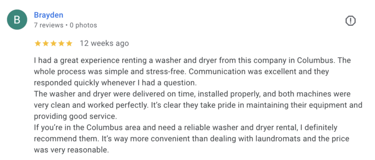 Brayden 5 star review